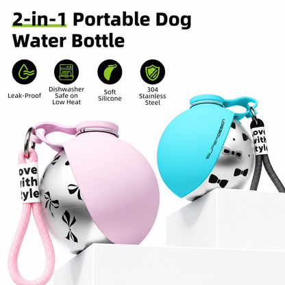 WOFPACK® Portable Stainless Steel Dog Water Bottle